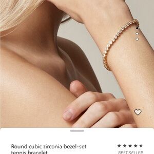 Jcrew cubic zirconia tennis bracelet